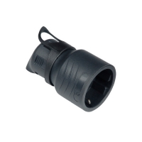 CO UTIKAČ ŠUKO KUTNI ŽENSKI CRNI 16A 250V